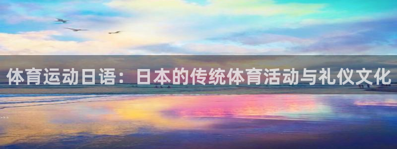 哈哈体育十年：体育运动日语：日本的传统体育活动与礼仪文化